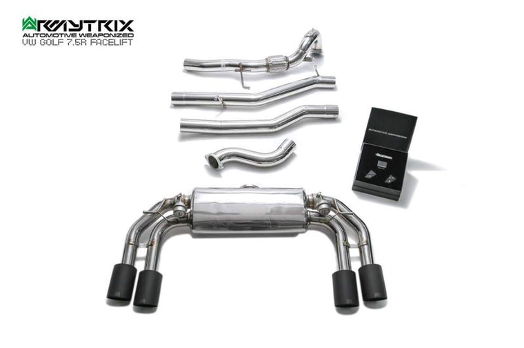 Volkswagen Golf R MK7.5 (2016-2021) valved exhaust system - Armytrix Exhausts
