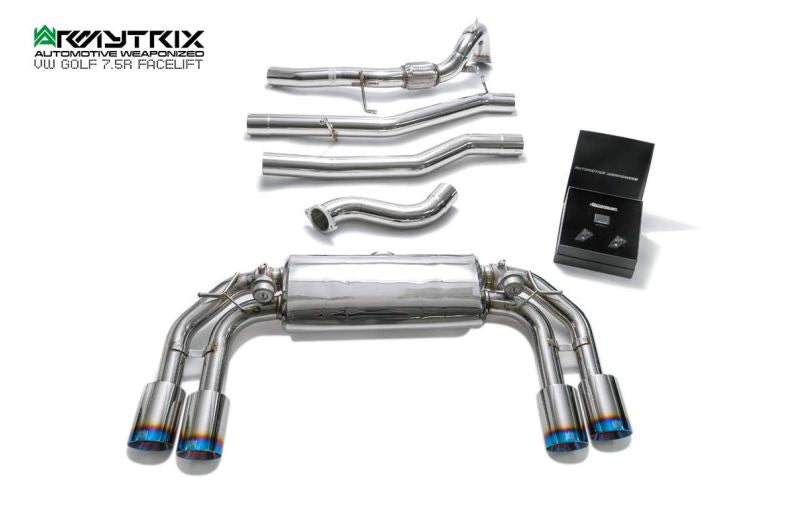 Volkswagen Golf R MK7.5 (2016-2021) valvetronic exhaust system - Armytrix Exhausts