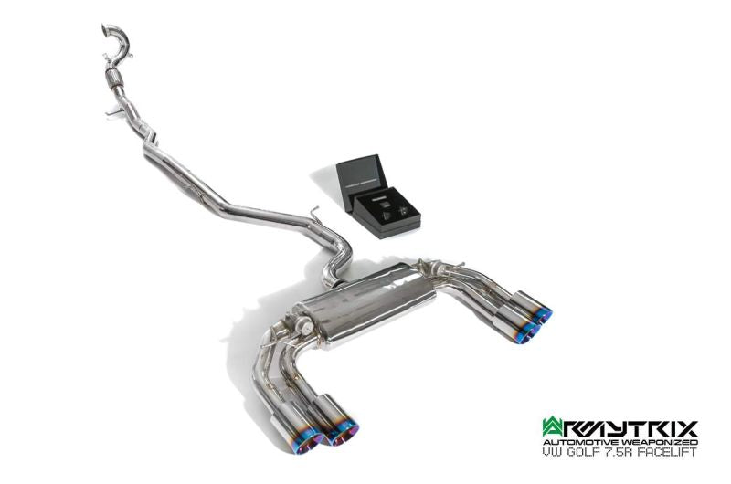 Volkswagen Golf R MK7.5 (2016-2021) valvetronic exhaust system - Armytrix Exhausts