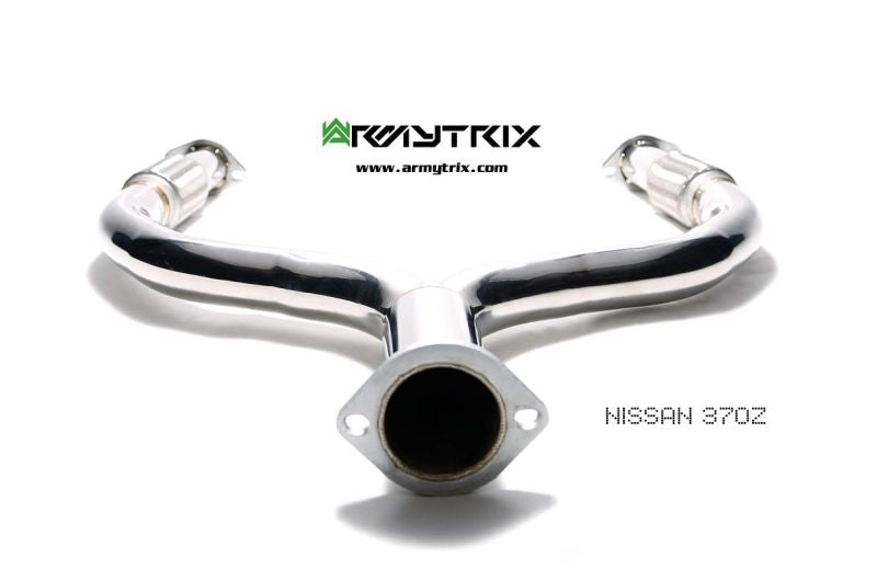 Tuyau de catalyseur haute performance Armytrix, version sport, avec revêtement céramique et convertisseurs catalytiques 200 CPSI pour Nissan 370Z 3.7 V6 (2009-2020)