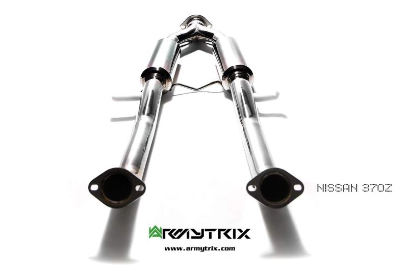 Tuyau de catalyseur haute performance Armytrix, version sport, avec revêtement céramique et convertisseurs catalytiques 200 CPSI pour Nissan 370Z 3.7 V6 (2009-2020)