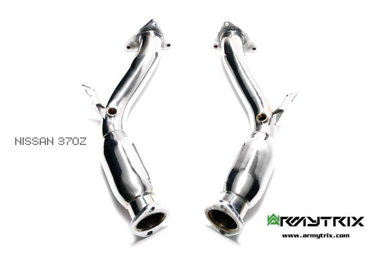 Tuyau de catalyseur haute performance Armytrix, version sport, avec revêtement céramique et convertisseurs catalytiques 200 CPSI pour Nissan 370Z 3.7 V6 (2009-2020)