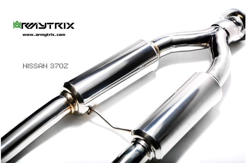 Tuyau de catalyseur haute performance Armytrix, version sport, avec revêtement céramique et convertisseurs catalytiques 200 CPSI pour Nissan 370Z 3.7 V6 (2009-2020)