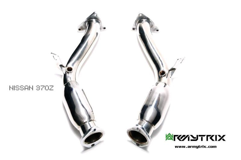 Tuyau de catalyseur haute performance Armytrix, version sport, avec revêtement céramique et convertisseurs catalytiques 200 CPSI pour Nissan 370Z 3.7 V6 (2009-2020)