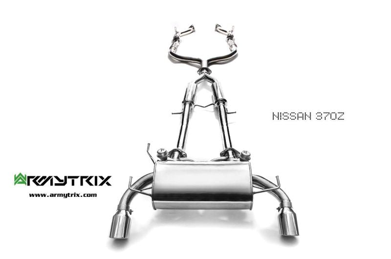 Tuyau de catalyseur haute performance Armytrix, version sport, avec revêtement céramique et convertisseurs catalytiques 200 CPSI pour Nissan 370Z 3.7 V6 (2009-2020)