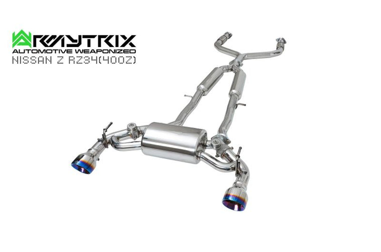 Tuyau d'échappement sport Armytrix avec convertisseurs catalytiques 200 cpsi pour Nissan Z RZ34 (2023-présent)