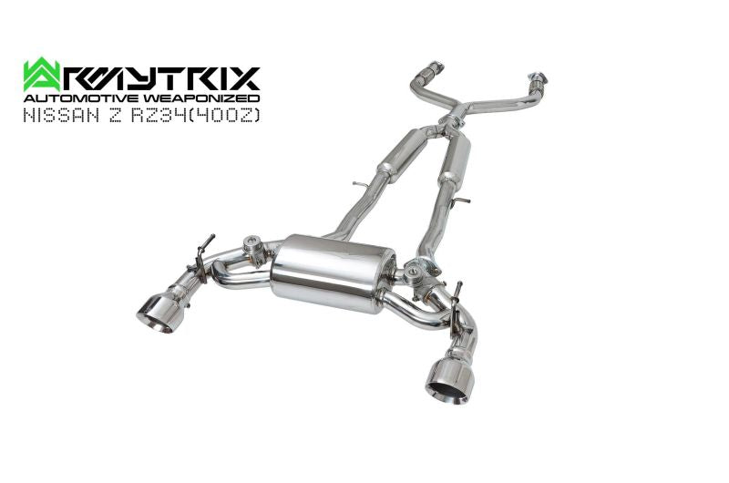 Tuyau d'échappement sport Armytrix avec convertisseurs catalytiques 200 cpsi pour Nissan Z RZ34 (2023-présent)