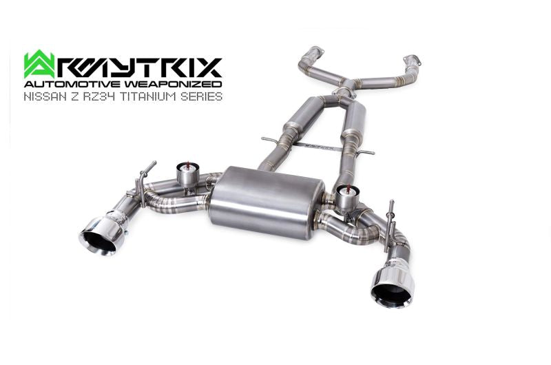 Tuyau d'échappement sport Armytrix avec convertisseurs catalytiques 200 cpsi pour Nissan Z RZ34 (2023-présent)