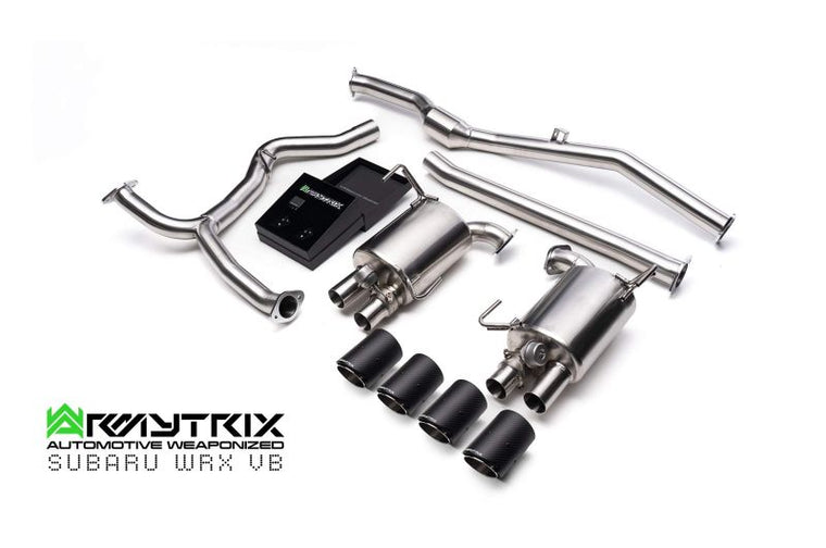 Tuyau d'échappement sport Armytrix avec convertisseur catalytique 200 cpsi pour Subaru WRX VB (2022-présent)