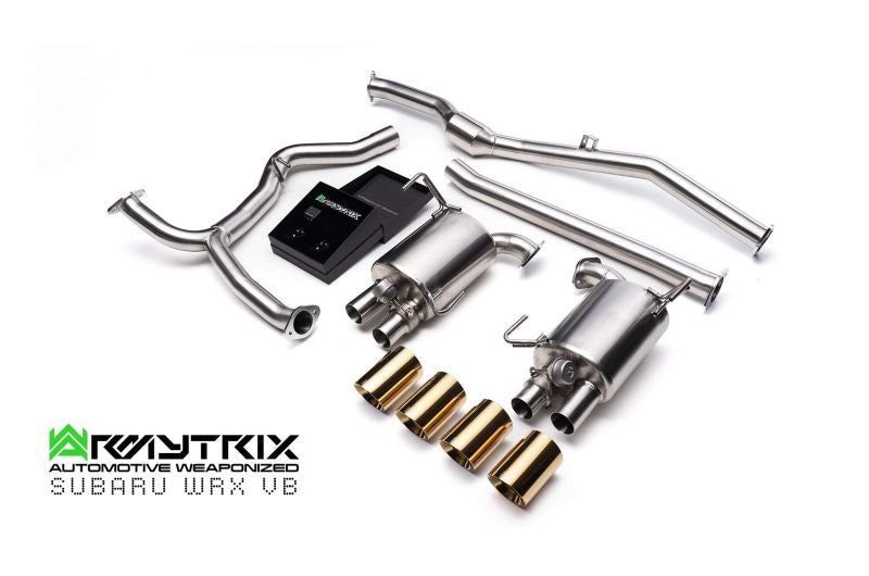 Tuyau d'échappement sport Armytrix avec convertisseur catalytique 200 cpsi pour Subaru WRX VB (2022-présent)