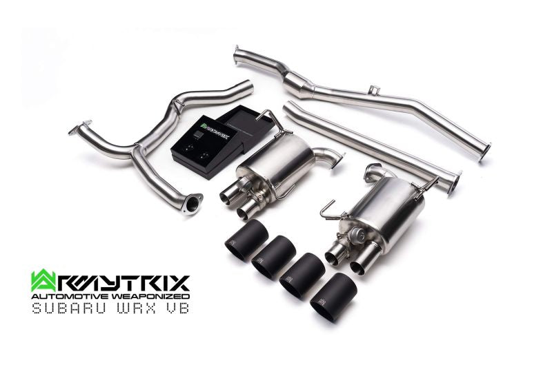 Tuyau d'échappement sport Armytrix avec convertisseur catalytique 200 cpsi pour Subaru WRX VB (2022-présent)