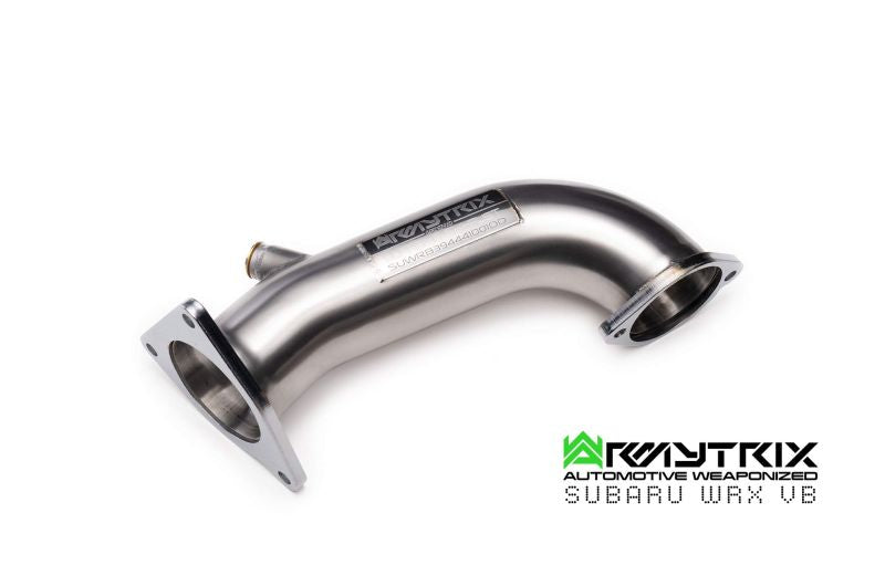 Tuyau d'échappement sport Armytrix avec convertisseur catalytique 200 cpsi pour Subaru WRX VB (2022-présent)