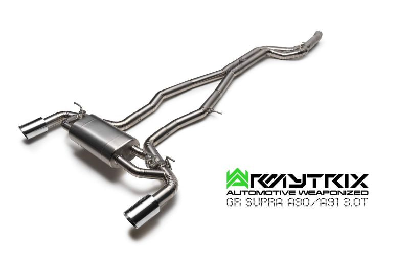 Toyota GR Supra A90 A91 Titanium Series (2019-Present) valvetronic exhaust system - Armytrix Exhausts