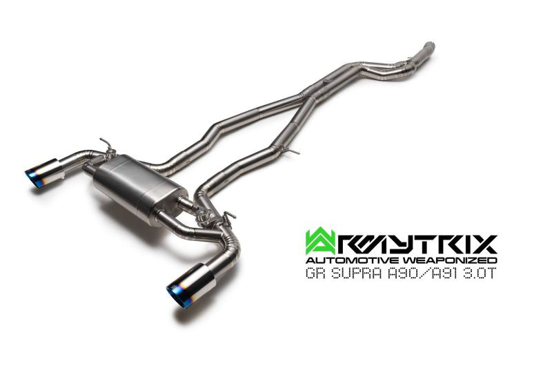 Toyota GR Supra A90 A91 Titanium Series (2019-Present) valvetronic exhaust system - Armytrix Exhausts
