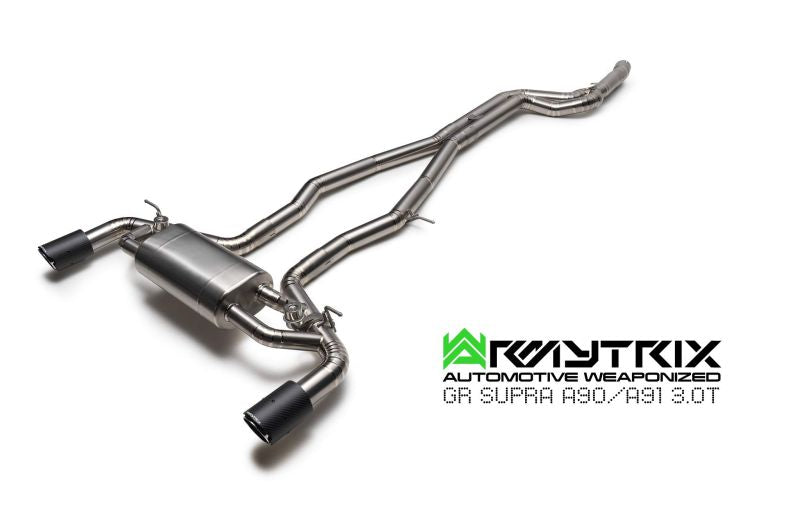 Toyota GR Supra A90 A91 Titanium Series (2019-Present) valvetronic exhaust system - Armytrix Exhausts