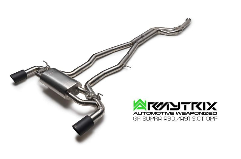 Toyota GR Supra A90 A91 Titanium Series (2019-Present) valvetronic exhaust system - Armytrix Exhausts
