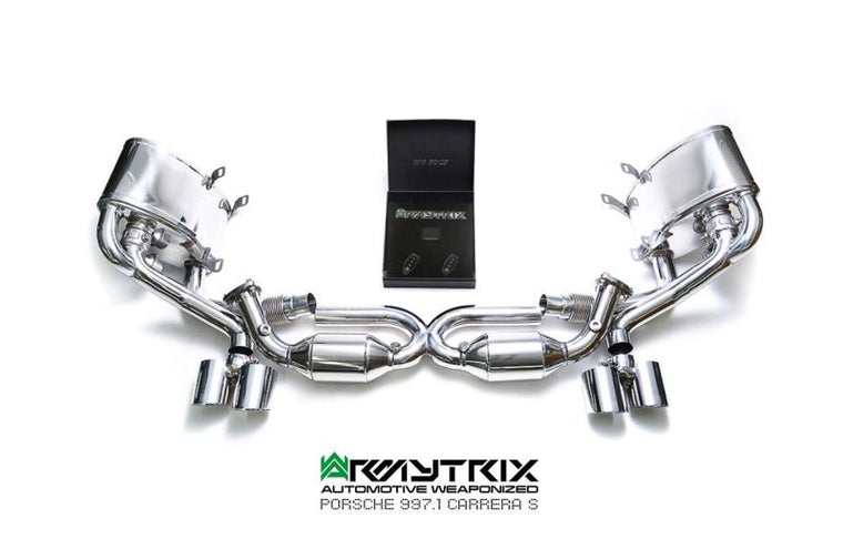 Tuyau en X pour convertisseur catalytique haute performance Armytrix 200 Cpsi pour Porsche 911 Carrera 997.1 4/S/4S (2004-2008)