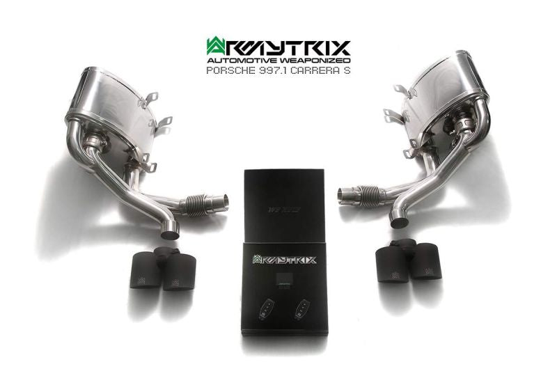 Porsche 911 Carrera 997.1 4/S/4S (2004-2008) valvetronic exhaust system - Armytrix Exhausts