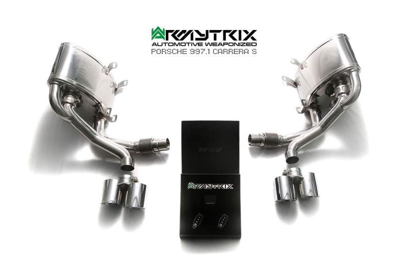 Porsche 911 Carrera 997.1 4/S/4S (2004-2008) valvetronic exhaust system - Armytrix Exhausts