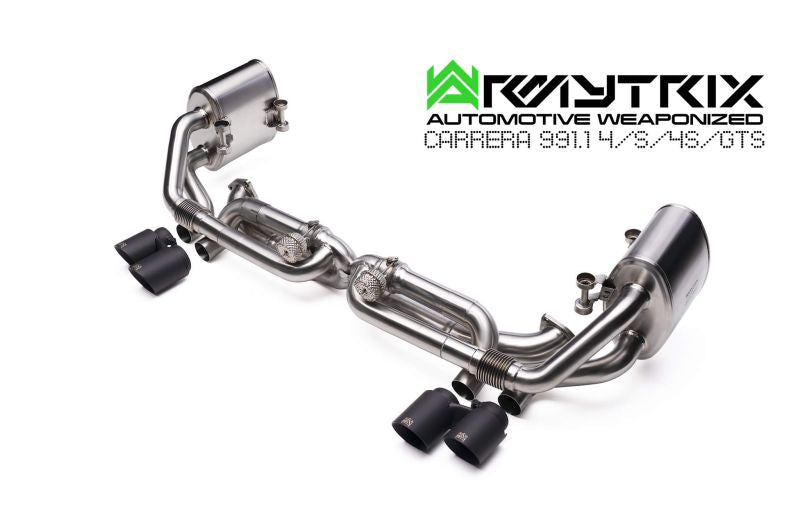 Porsche 911 Carrera 991.1 4/S/4S/GTS (2012-2015) valvetronic exhaust system - Armytrix Exhausts