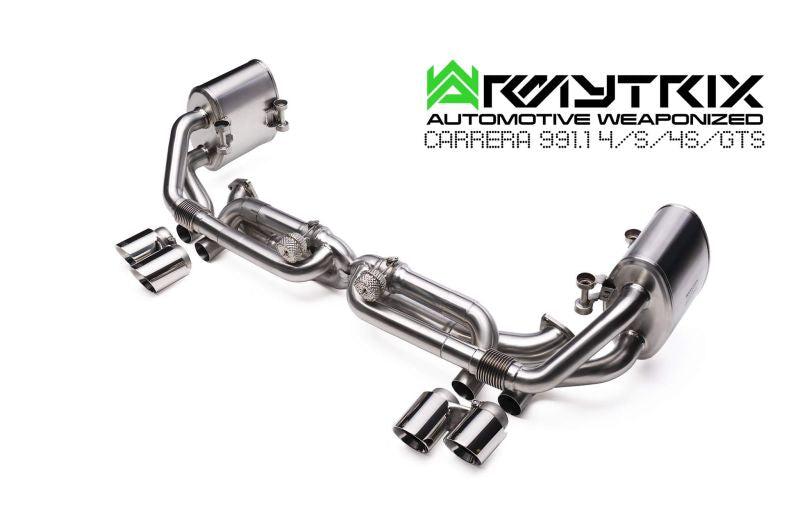 Porsche 911 Carrera 991.1 4/S/4S/GTS (2012-2015) valvetronic exhaust system - Armytrix Exhausts