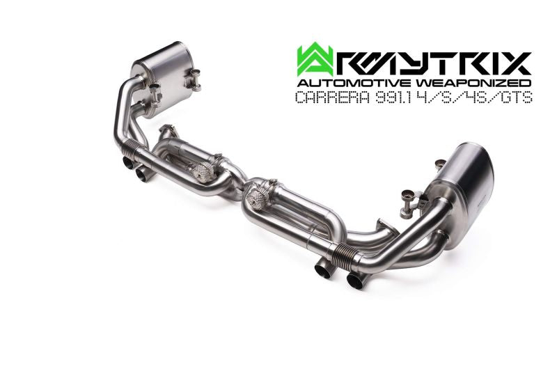 Porsche 911 Carrera 991.1 4/S/4S/GTS (2012-2015) valvetronic exhaust system - Armytrix Exhausts