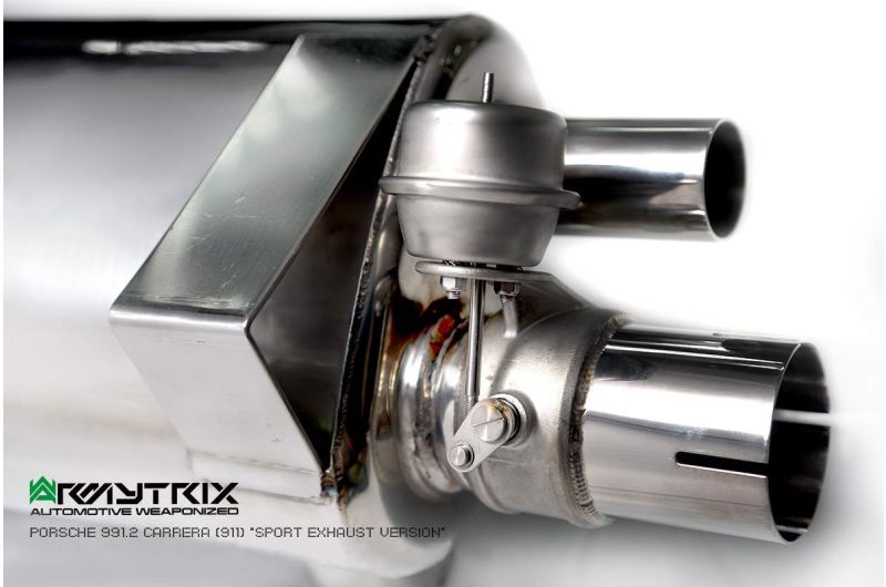 Porsche 911 Carrera 991.2 S /4 /4S /GTS (2016-2019) valvetronic exhaust system - Armytrix Exhausts