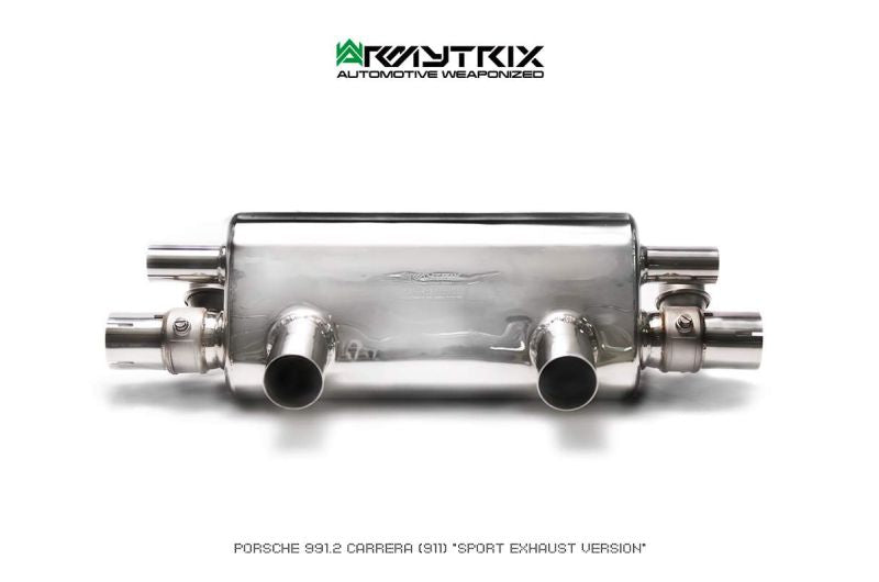 Porsche 911 Carrera 991.2 S /4 /4S /GTS (2016-2019) valvetronic exhaust system - Armytrix Exhausts