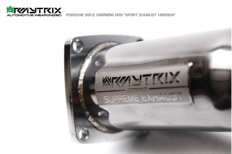 Porsche 911 Carrera 991.2 S /4 /4S /GTS (2016-2019) valvetronic exhaust system - Armytrix Exhausts