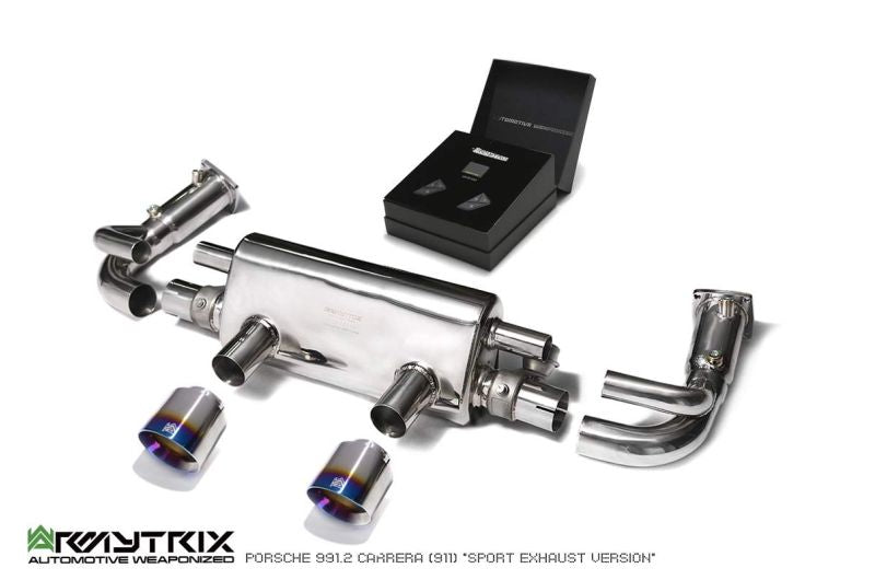 Porsche 911 Carrera 991.2 S /4 /4S /GTS (2016-2019) valvetronic exhaust system - Armytrix Exhausts