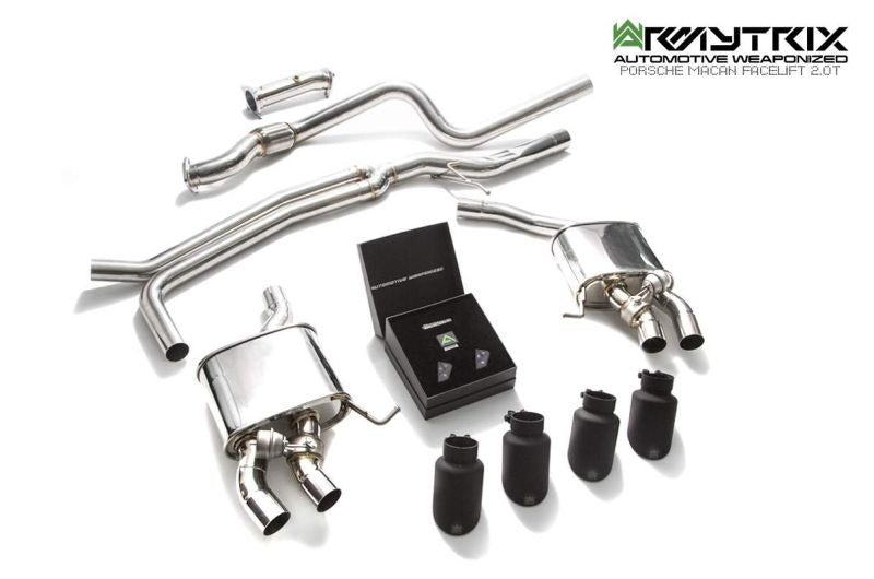Porsche Macan 2.0 Turbo Facelift (2018-Present) valvetronic exhaust system - Armytrix Exhausts