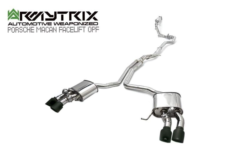 Tuyau de descente secondaire haute performance Armytrix avec suppression du FAP et simulateur de catalyseur pour Porsche Macan 2.0 Turbo Facelift (2019-présent)