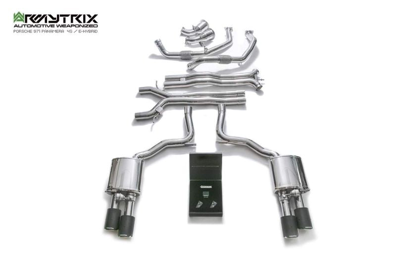 Porsche Panamera 971 4S 2.9L V6 Twin Turbo (2017-2024) valvetronic exhaust system - Armytrix Exhausts