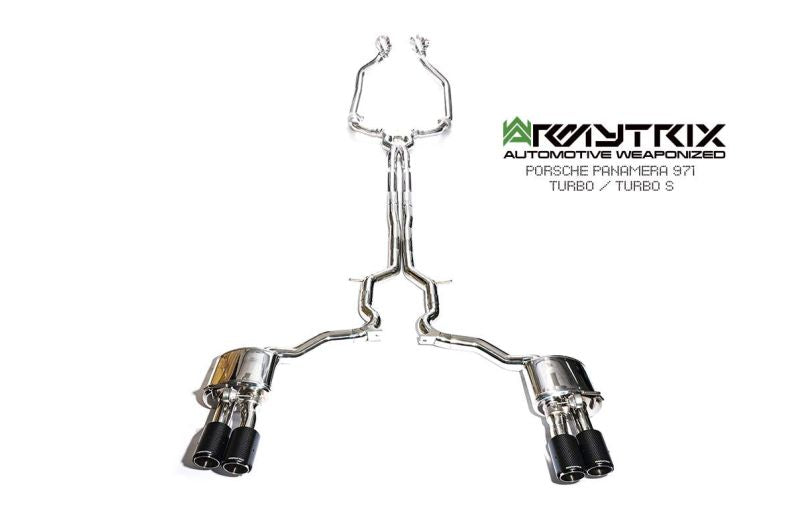 Porsche 971 Panamera Turbo/Turbo S V8 4.0T (Non-OPF) (2017-present) > valvetronic exhaust system - Armytrix Exhausts