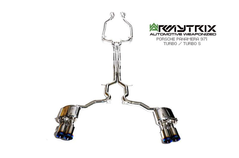 Porsche 971 Panamera Turbo/Turbo S V8 4.0T (Non-OPF) (2017-present) > valvetronic exhaust system - Armytrix Exhausts