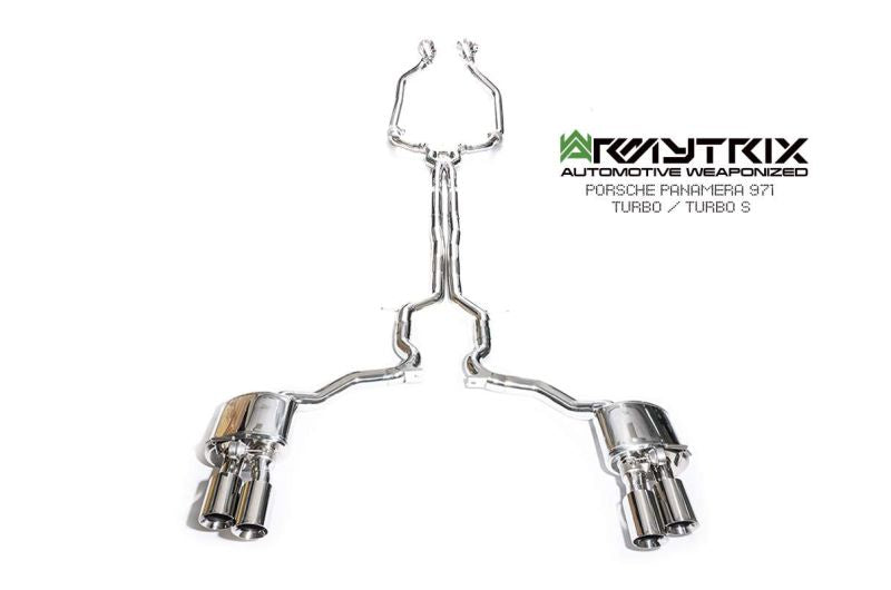 Porsche 971 Panamera Turbo/Turbo S V8 4.0T (Non-OPF) (2017-present) > valvetronic exhaust system - Armytrix Exhausts