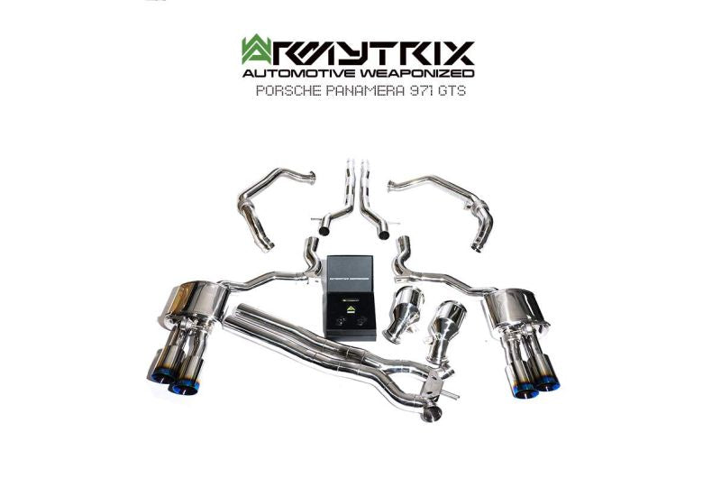 Porsche 971 Panamera GTS V8 4.0T (Non-OPF) (2019-present) valvetronic exhaust system - Armytrix Exhausts