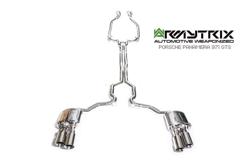 Porsche 971 Panamera GTS V8 4.0T (Non-OPF) (2019-present) valvetronic exhaust system - Armytrix Exhausts