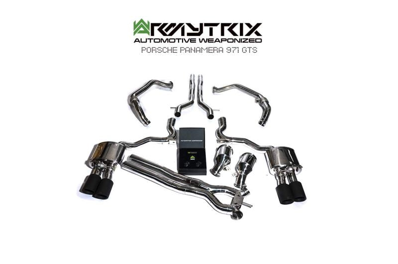 Porsche 971 Panamera GTS V8 4.0T (Non-OPF) (2019-present) valvetronic exhaust system - Armytrix Exhausts