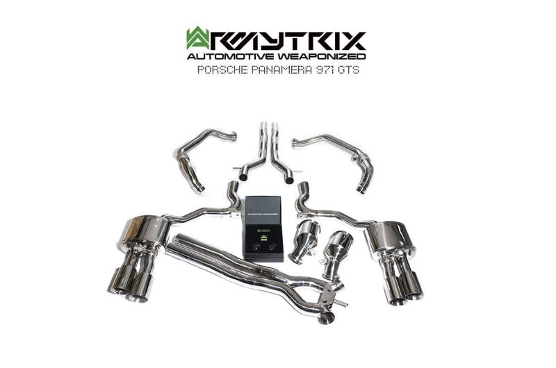Porsche 971 Panamera GTS V8 4.0T (Non-OPF) (2019-present) valvetronic exhaust system - Armytrix Exhausts