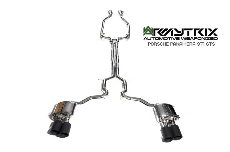 Porsche 971 Panamera GTS V8 4.0T (Non-OPF) (2019-present) valvetronic exhaust system - Armytrix Exhausts