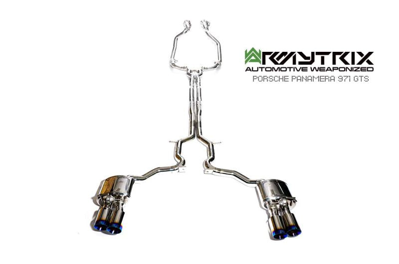 Porsche 971 Panamera GTS V8 4.0T (Non-OPF) (2019-present) valvetronic exhaust system - Armytrix Exhausts