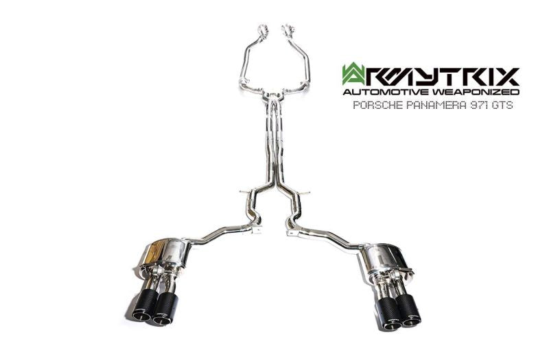 Porsche 971 Panamera GTS V8 4.0T (Non-OPF) (2019-present) valvetronic exhaust system - Armytrix Exhausts