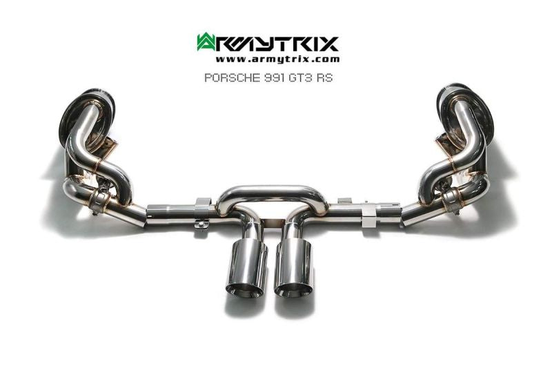 Porsche 911 991 GT3 / GT3 RS (2013-2020) valvetronic exhaust system - Armytrix Exhausts