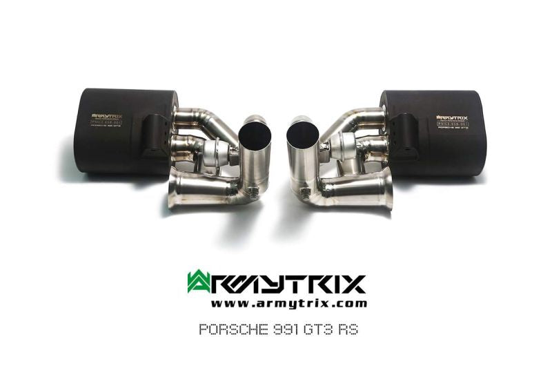 Porsche 911 991 GT3 / GT3 RS (2013-2020) valvetronic exhaust system - Armytrix Exhausts