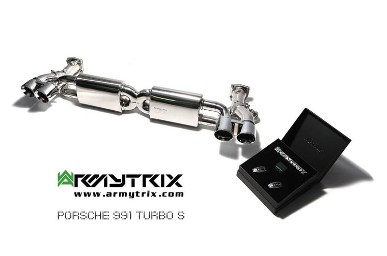Porsche 911 Turbo 991.1 Turbo S (2013-2015) valvetronic exhaust system - Armytrix Exhausts