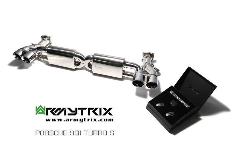 Porsche 911 Turbo 991.1 Turbo S (2013-2015) valvetronic exhaust system - Armytrix Exhausts