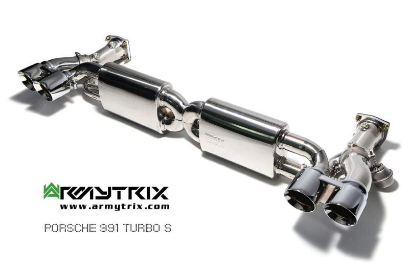 Porsche 911 Turbo 991.1 Turbo S (2013-2015) valvetronic exhaust system - Armytrix Exhausts