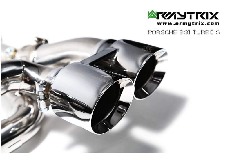 Porsche 911 Turbo 991.1 Turbo S (2013-2015) valvetronic exhaust system - Armytrix Exhausts