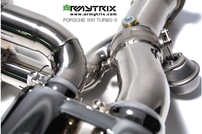 Porsche 911 Turbo 991.1 Turbo S (2013-2015) valvetronic exhaust system - Armytrix Exhausts